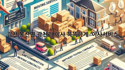 김천 봉산면 광천리 이사, 똑똑하게! 📦💨 #이사서비스